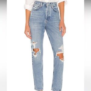 AGOLDE Fen High Rise Relaxed Taper in Wander - *ALTERED* Size 27